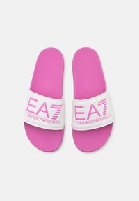 EA7 Emporio Armani UNISEX - Papuci înot - cyclamen/white