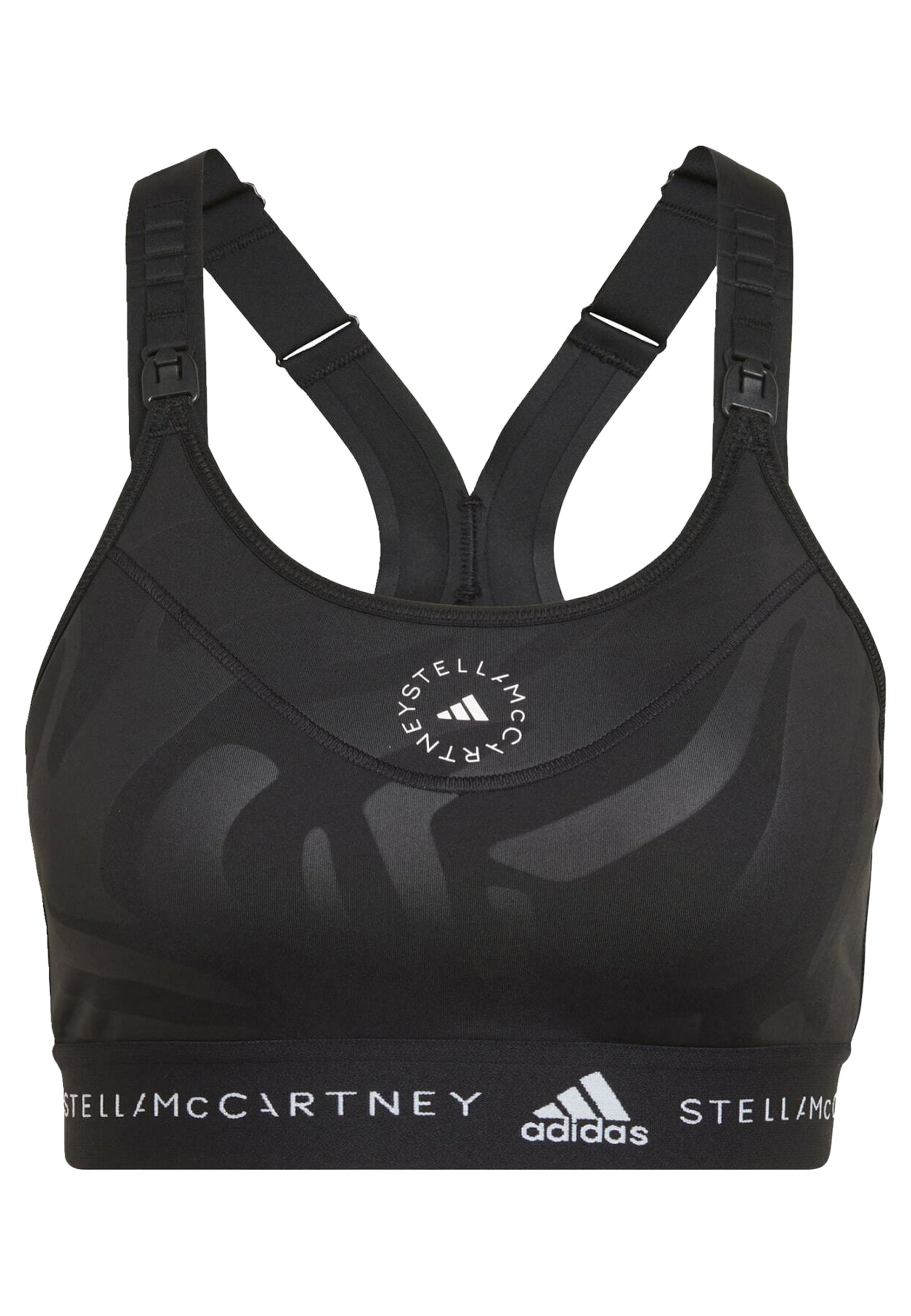 adidas by Stella McCartney Sport-bh met medium support - black/zwart -  Zalando.nl