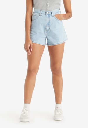 Jeansshort - light-blue denim