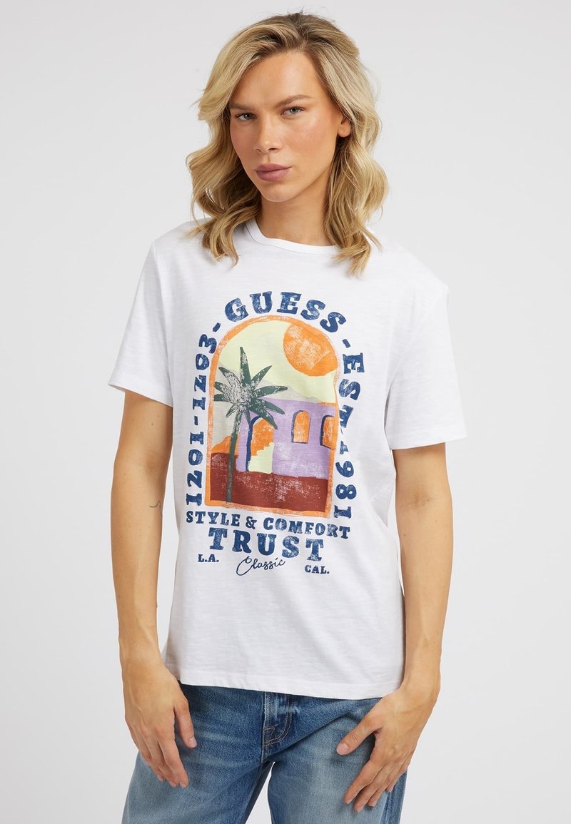 Guess Jeans Bianco Cotton Women Shirt