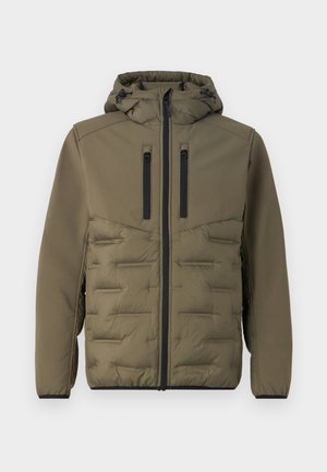 TOM TAILOR DENIM HYBRID JACKET - Ľahká bunda - jungle soil green