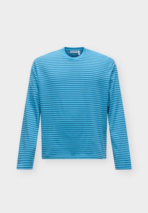 Weekday, DANYA BOXY - Long sleeved top - blue/black