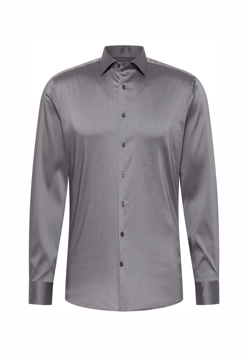 Eterna Overhemd zilverkleurig