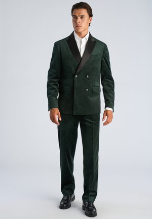 Lindbergh, LINDBERGH VELVET DB TUXEDO SUIT - Completo - dk green