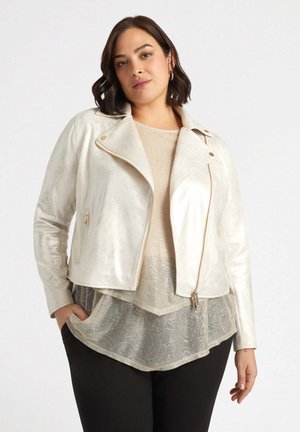 Faux leather jacket - oro