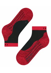 FALKE RU4 SHORT RUNNING MEDIUM CUSHIONING - Calcetines de deporte - black