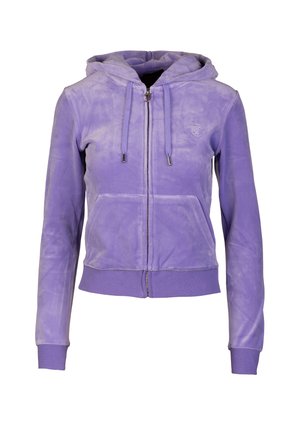 Juicy Couture ROBERTSON TROUGH - Zip-up sweatshirt - violet tulip