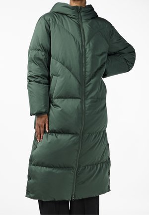 Down coat - dark green