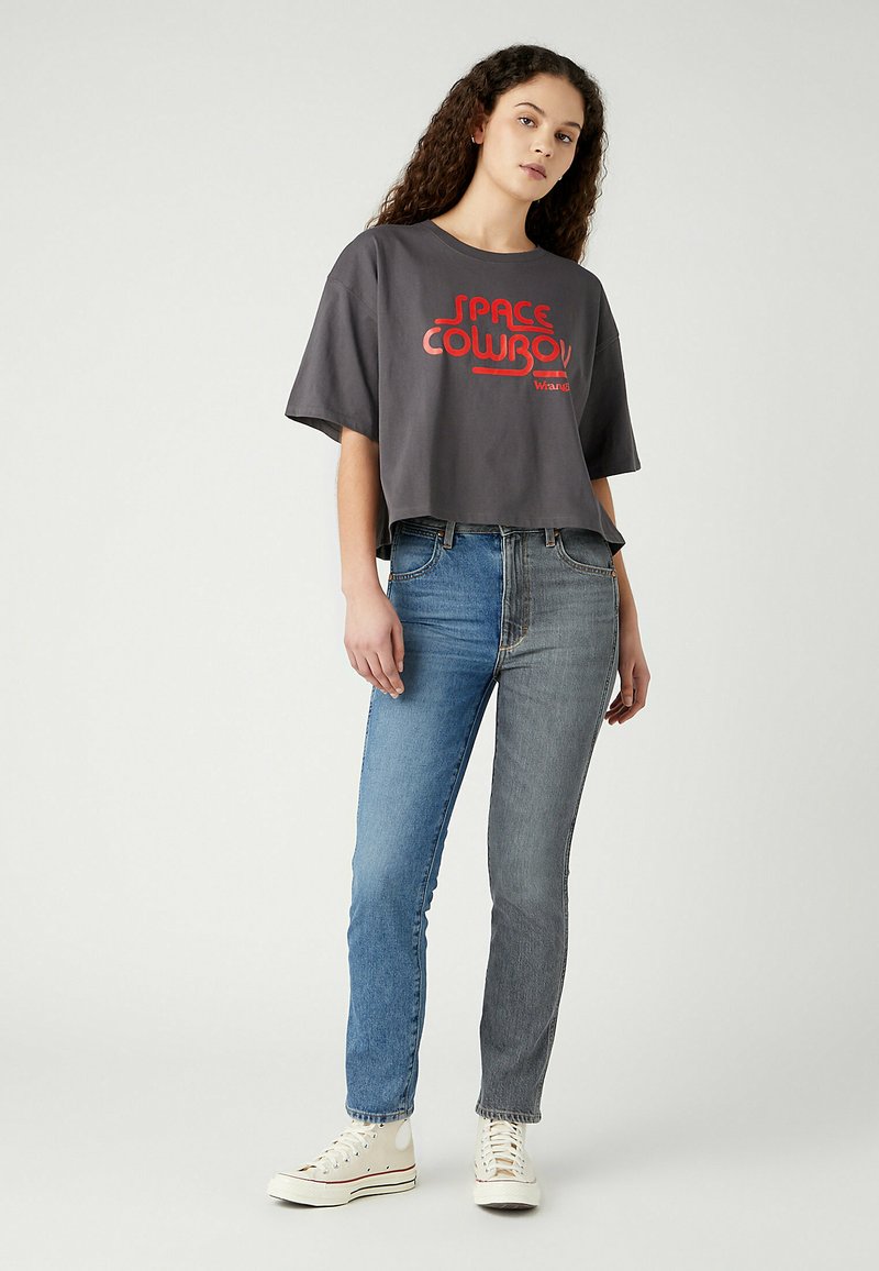 Wrangler Slim fit jeans blauwgrijs