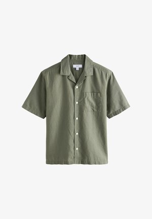Next CUBAN COLLAR FIT - Camicia - dark green