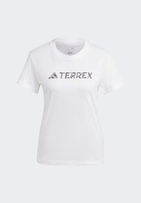 adidas Terrex TERREX CLASSIC LOGO TEE - Triko s potiskem - white