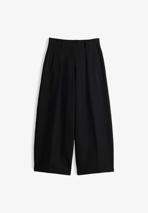 OPUS PANTS, MID RISE WIDE FIT - Broek - black