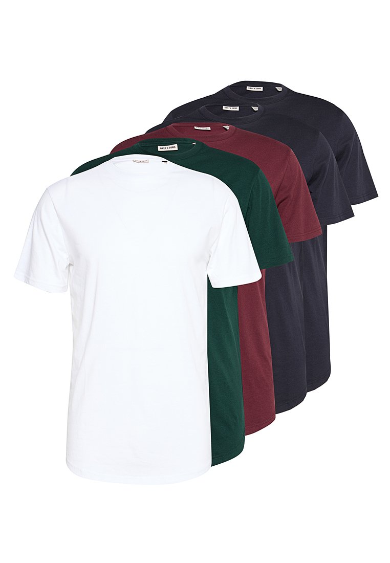 Only & Sons T-shirt basic donkerblauw Only & Sons T-shirt basic donkerblauw