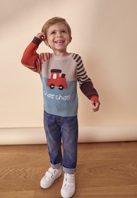 Next CREW NECK - REGULAR FIT - Pulóver - blue neutral train