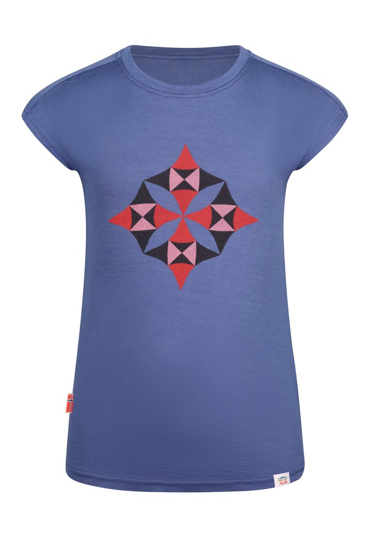 Trollkids T-shirt print blauw