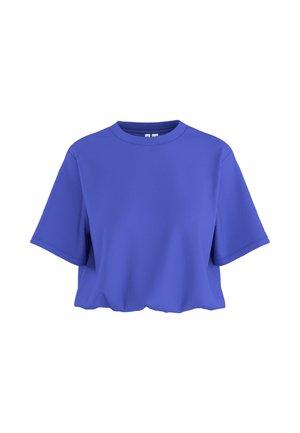 HYPEDROP, Cropped HDPERLA SS BALLOON - Basic T-shirt - dazzling blue
