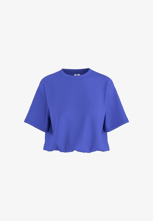 HYPEDROP, Cropped HDPERLA SS BALLOON - Basic T-shirt - dazzling blue