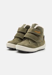 Superfit GROOVY 2.0 UNISEX - Téli csizmák - grün/orange