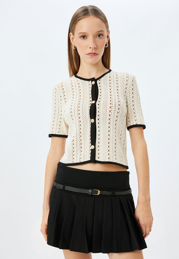 AJOURE - Strickjacke - beige