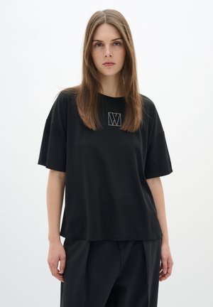 Print T-shirt - black
