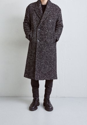 Klassischer Mantel - black