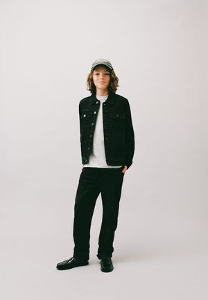 Mango Kids KID - Jeans Straight Leg - black denim