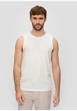 ÄRMELLOSES - Top - weiß