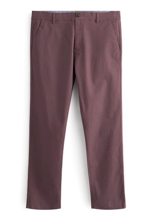 ELASTICATED WAIST SLIM FIT - Pantalones chinos - purple