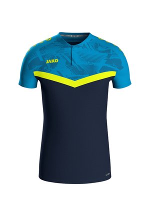 ICONIC - Sport T-Shirt - blaugelb