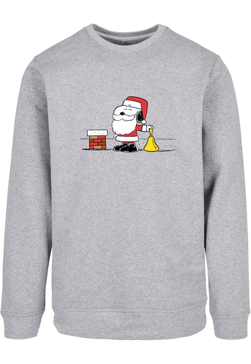 Merchcode PEANUTS SNOOPY SANTA CREWNECK - Sweatshirt - heather grey/grey -  Zalando.de