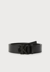 BUCKLE TUMBLED - Diržas - black/matte black
