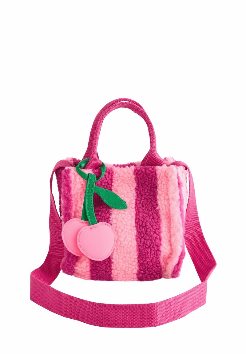 Next BORG CROSS-BODY - Käsilaukku - red pink stripe
