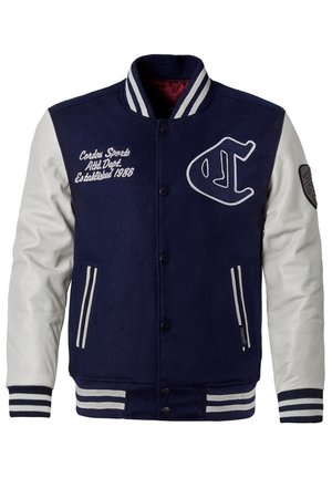 COLLEGE "TEAM" - Bomber Jacket - navy stone