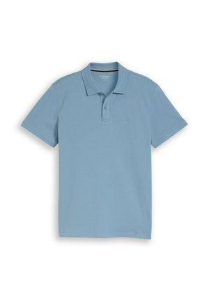 TOM TAILOR, BASIC POLO WITH CONTRAST - Poloshirts - mountain spring blue