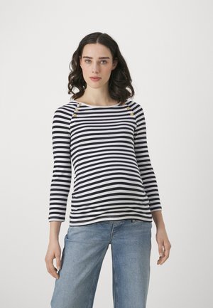 Anna Field MAMA Langarmshirt - white/dark blue