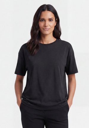 usha, T-SHIRT - T-shirts basic - black