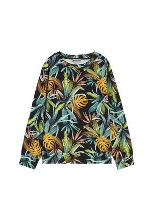 GIROCOLLO IN FANTASIA TROPICAL - Sudadera - black allover flower