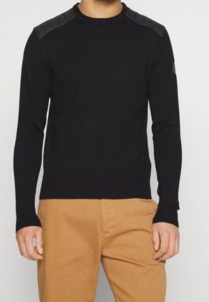 Strickpullover - black