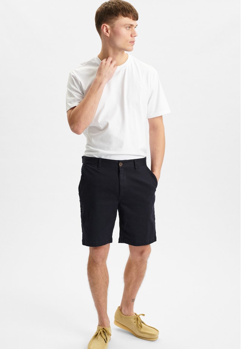 Herren Chino Shorts | Anerkjendt JOHN ORGANIC Shorts sky captain/dunkelblau - EG65259 Herren Chino Shorts | Anerkjendt JOHN ORGANIC Shorts sky captain/dunkelblau - EG65259
