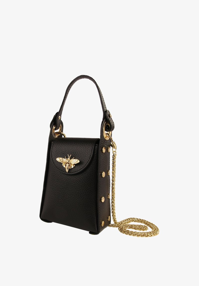 DrachenLeder Handtas - schwarz