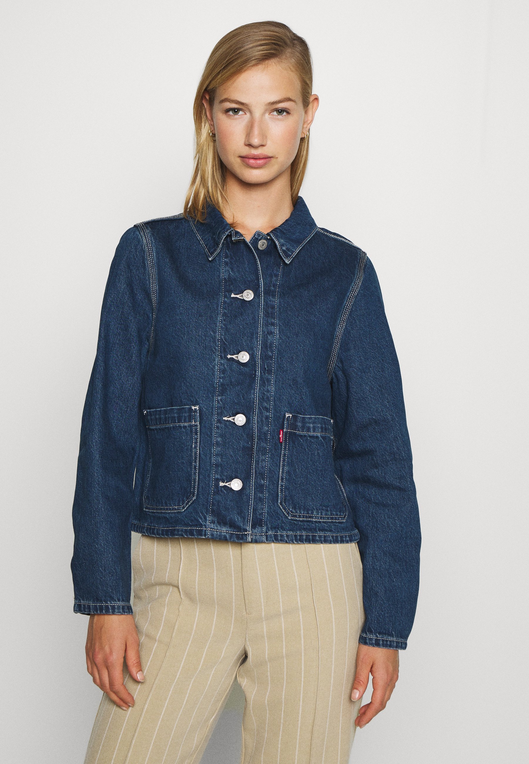 utility denim jacket