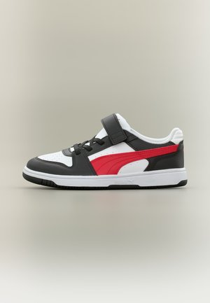Puma, REBOUND SLAM UNISEX - Sneakers - black/for all time red/white