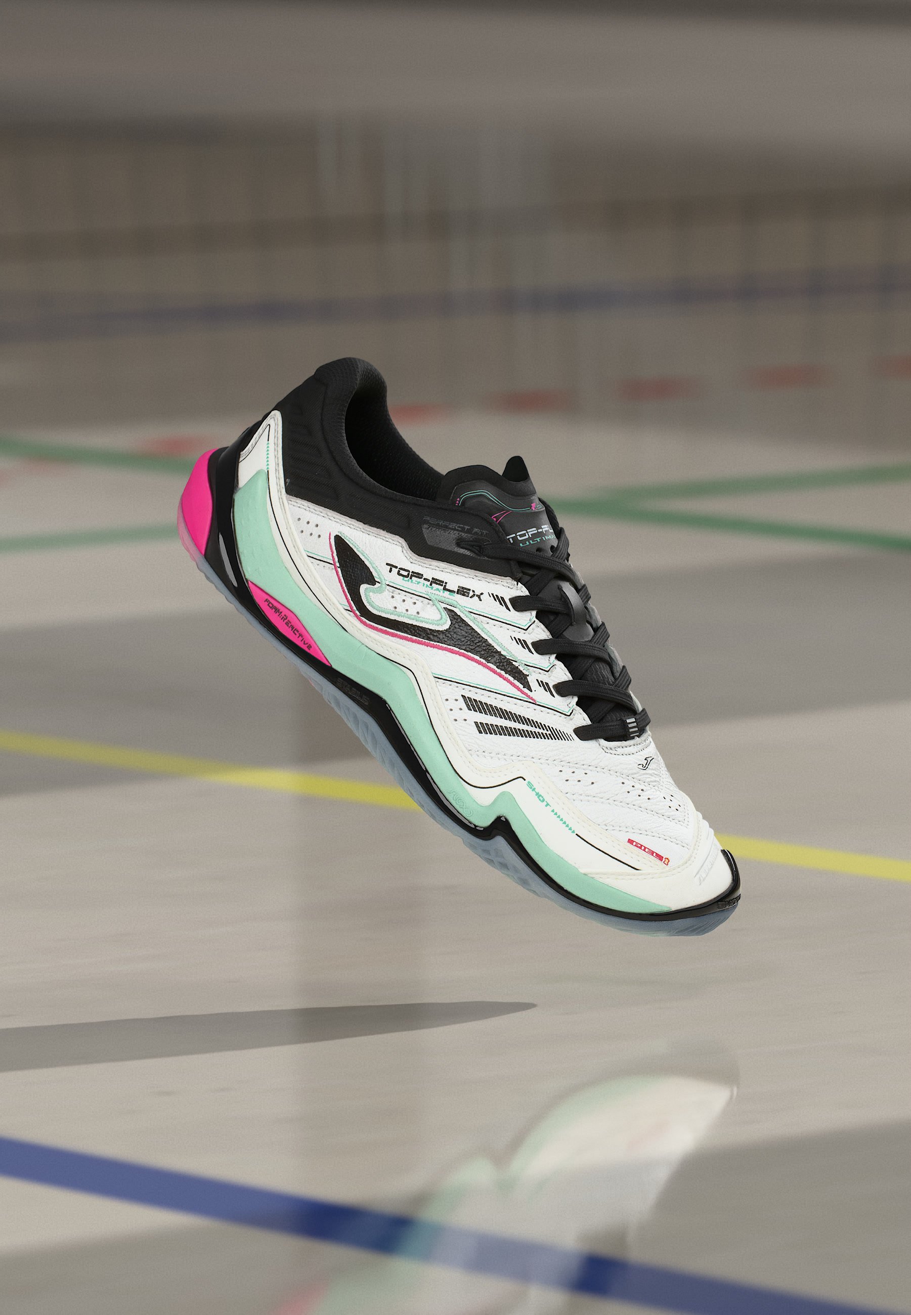Joma TOP FLEX ULTIMATE INDOOR - Botines de fútbol sala - white