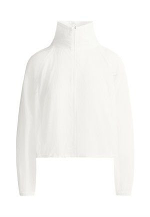 OYSHO, CHECK TRACK JACKET - Veste légère - white