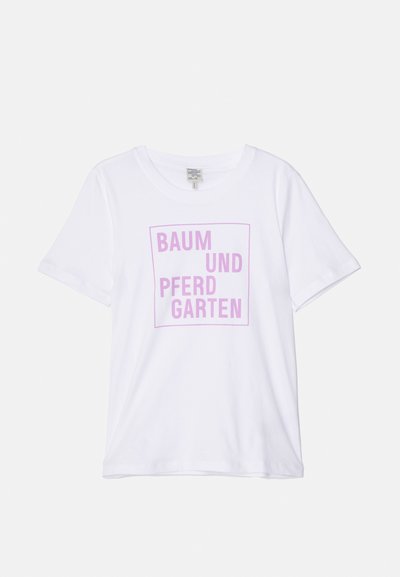 Baum und Pferdgarten JAWO - Triko s potiskem - orchid logo box