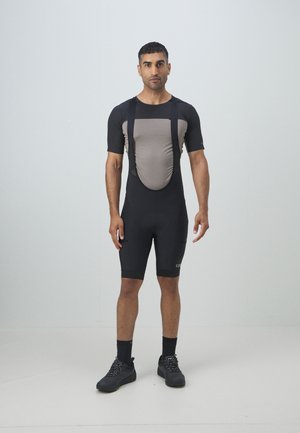 CHRONO EXPERT BIB SHORT POCKETS - Šortky s kšandami - black