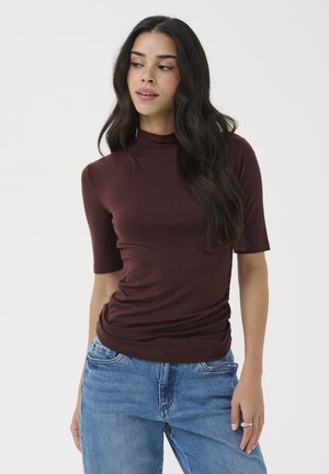 ALIDA TURTLENECK - T-shirt basique - fudge