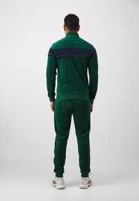 Sergio Tacchini DAMARINDO VELOUR TRACKSUIT - Gornji dio trenirke - rainforest/maritime blue