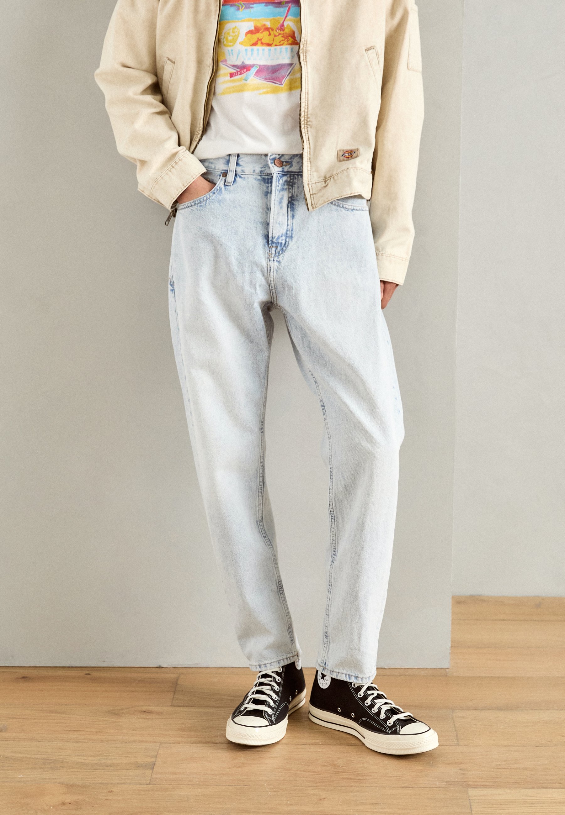 Scotch & Soda tapered fit jeans Dean medium blue denim
