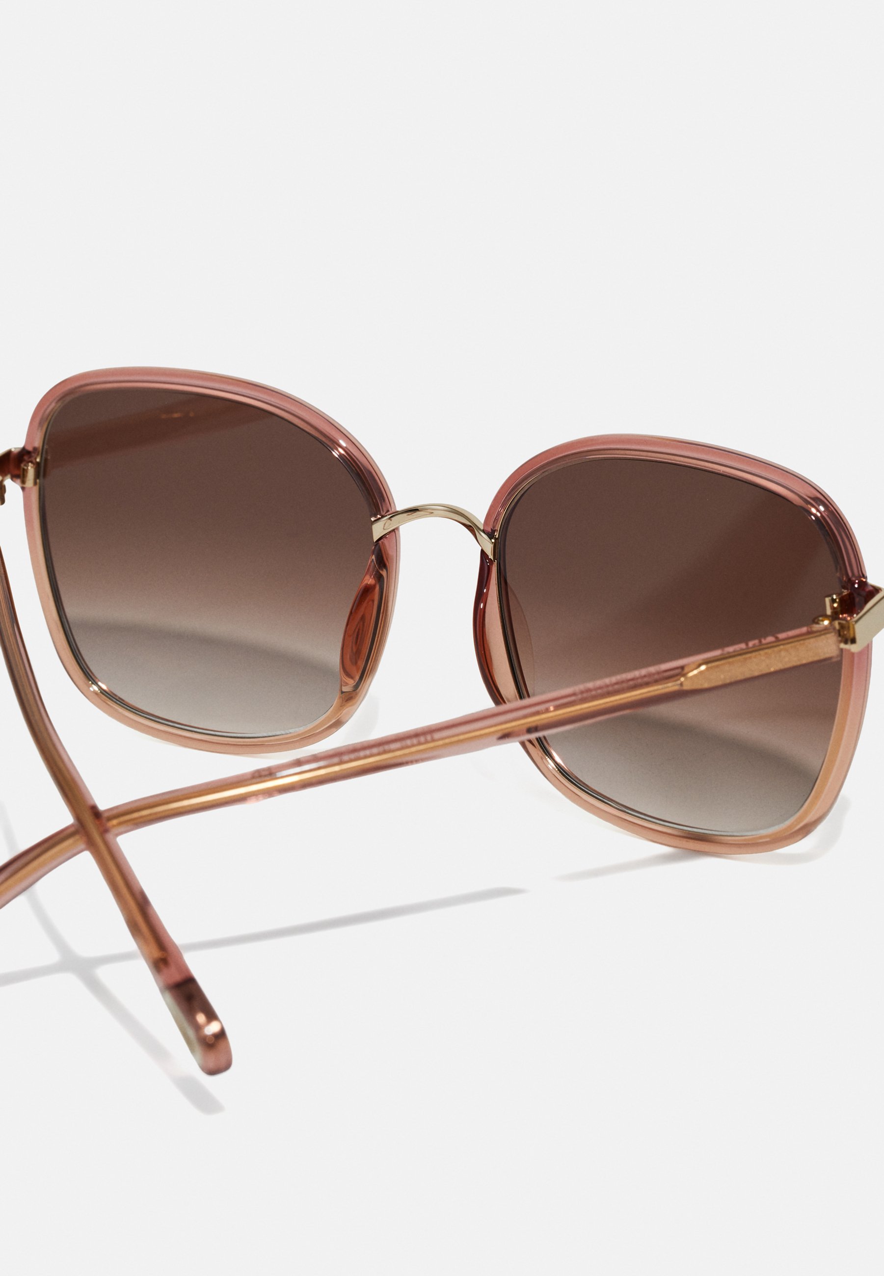 CHLOÉ FRANKY - Sunglasses - red-pink-brown/red - Zalando.co.uk